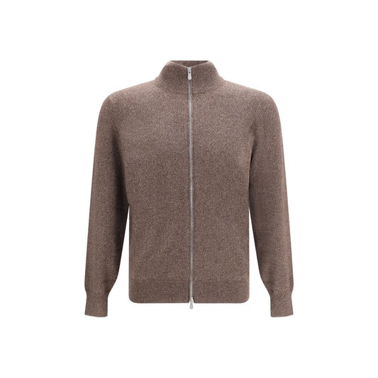 Brown Cashmere Cardigan