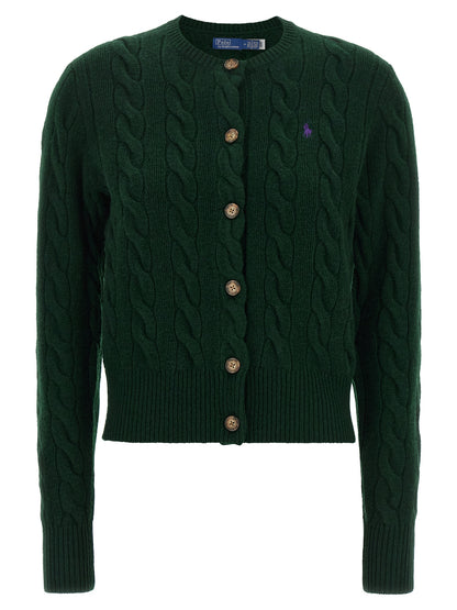 Bicolor Wool Cardigan