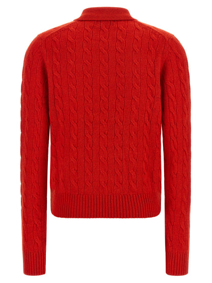 Multicolor Wool Polo Shirt