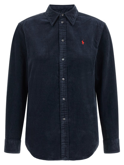 Blue Cotton Blouse