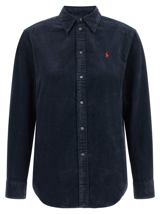 Blue Cotton Blouse