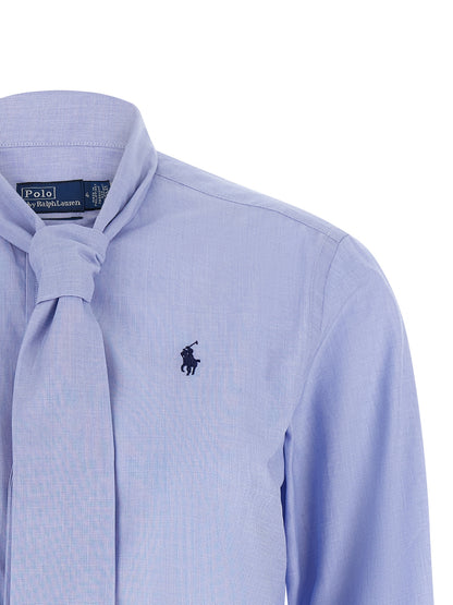 Blue Cotton Blouse