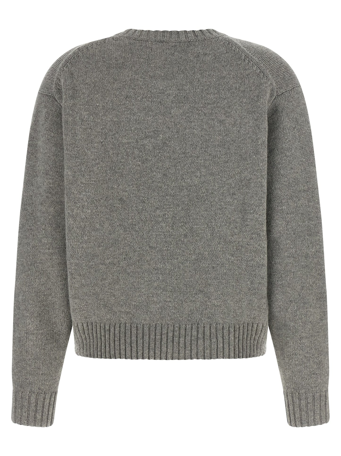 Gray Wool Cardigan