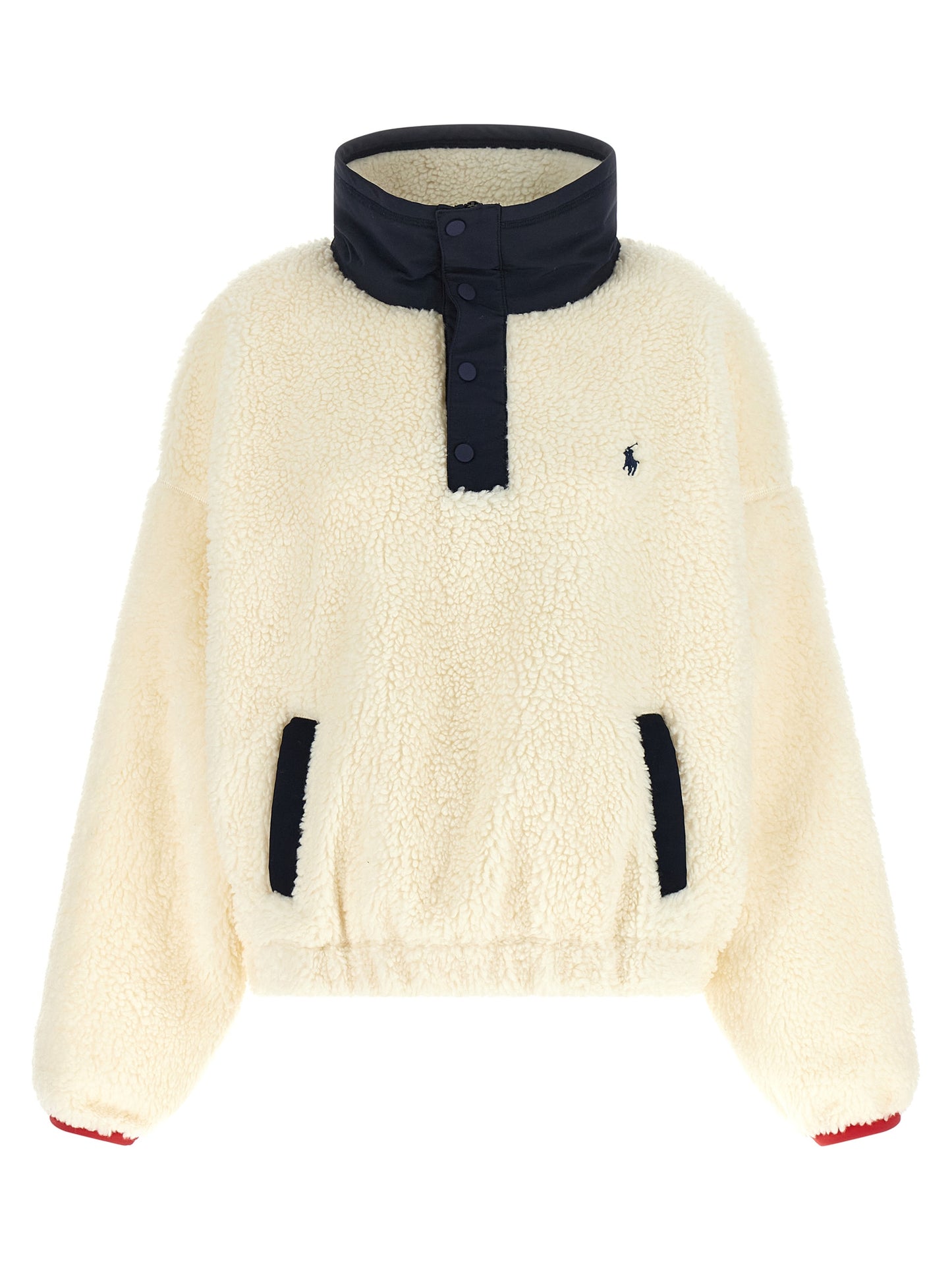 White Polyester Cardigan