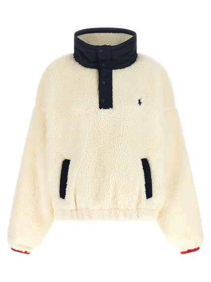 White Polyester Cardigan