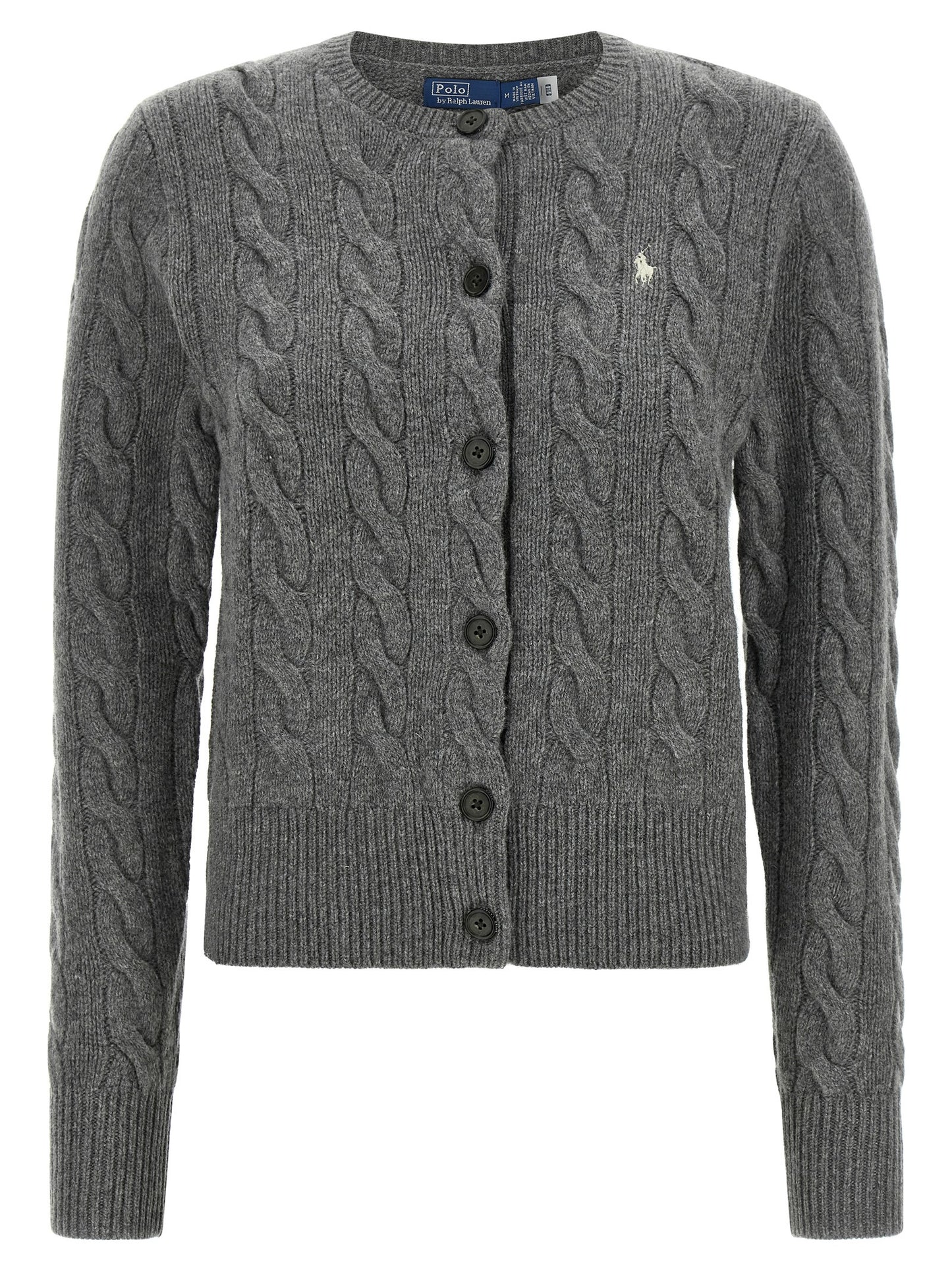 Gray Wool Cardigan