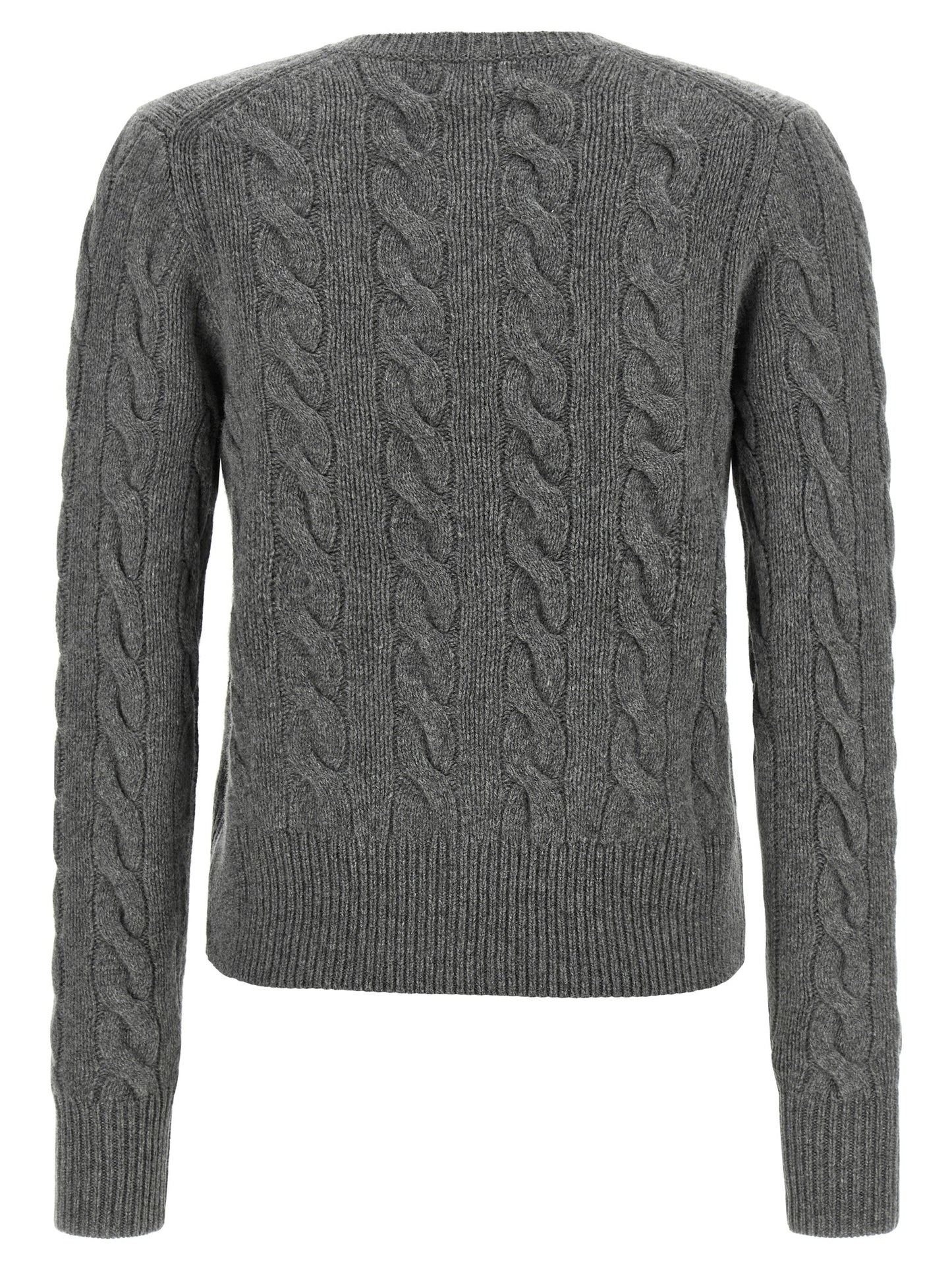 Gray Wool Cardigan