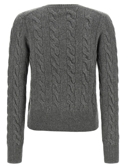Gray Wool Cardigan