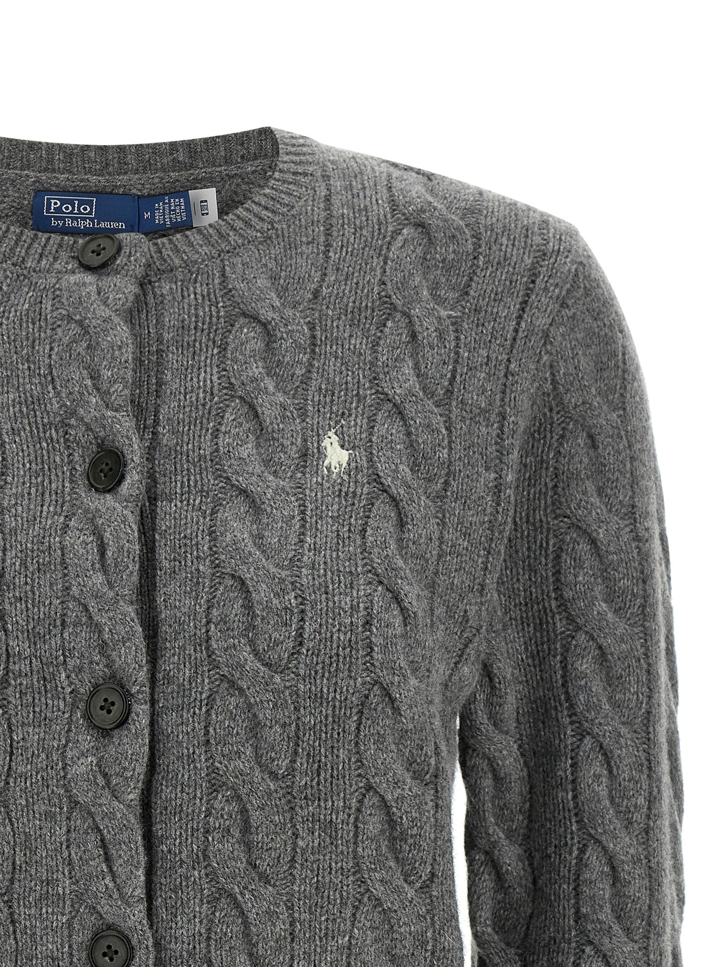 Gray Wool Cardigan