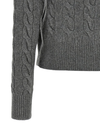Gray Wool Cardigan