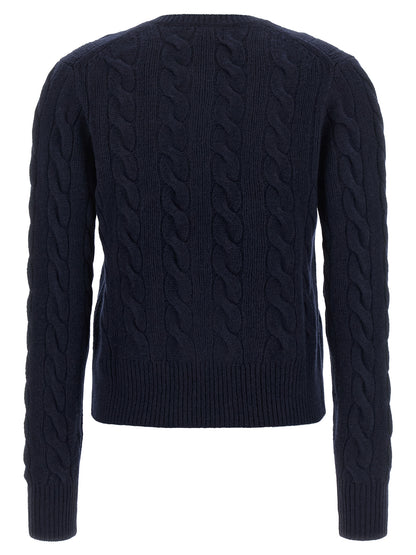 Blue Wool Cardigan