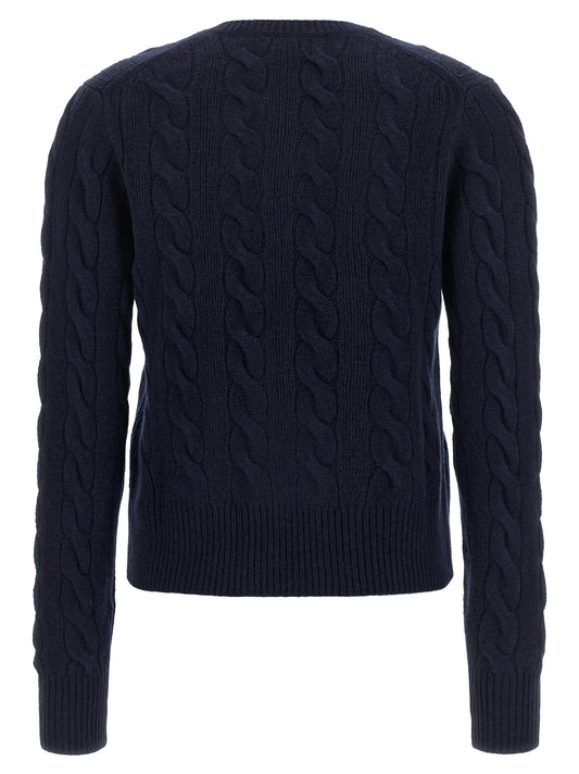 Blue Wool Cardigan