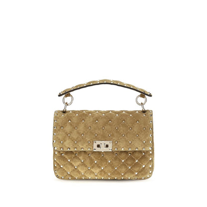 Beige Calf Leather Bos Taurus Handbag