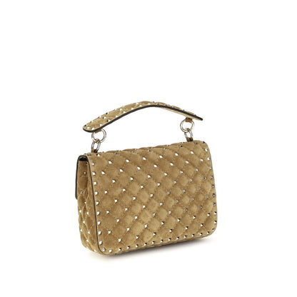 Beige Calf Leather Bos Taurus Handbag