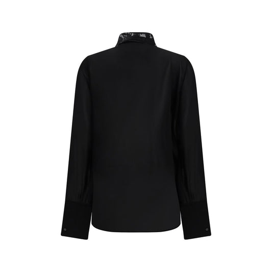 Black Silk Blouse