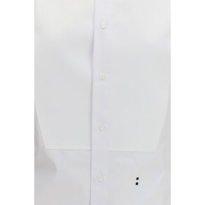 White Cotton Dress Shirt