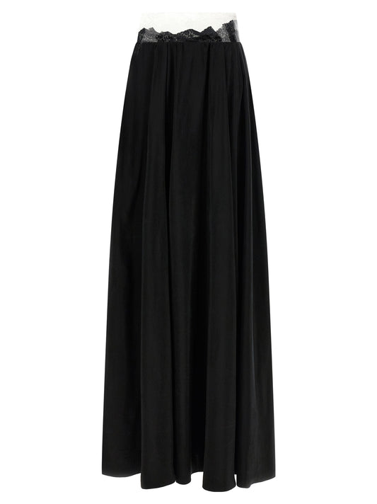 Black Copper Mini Skirt