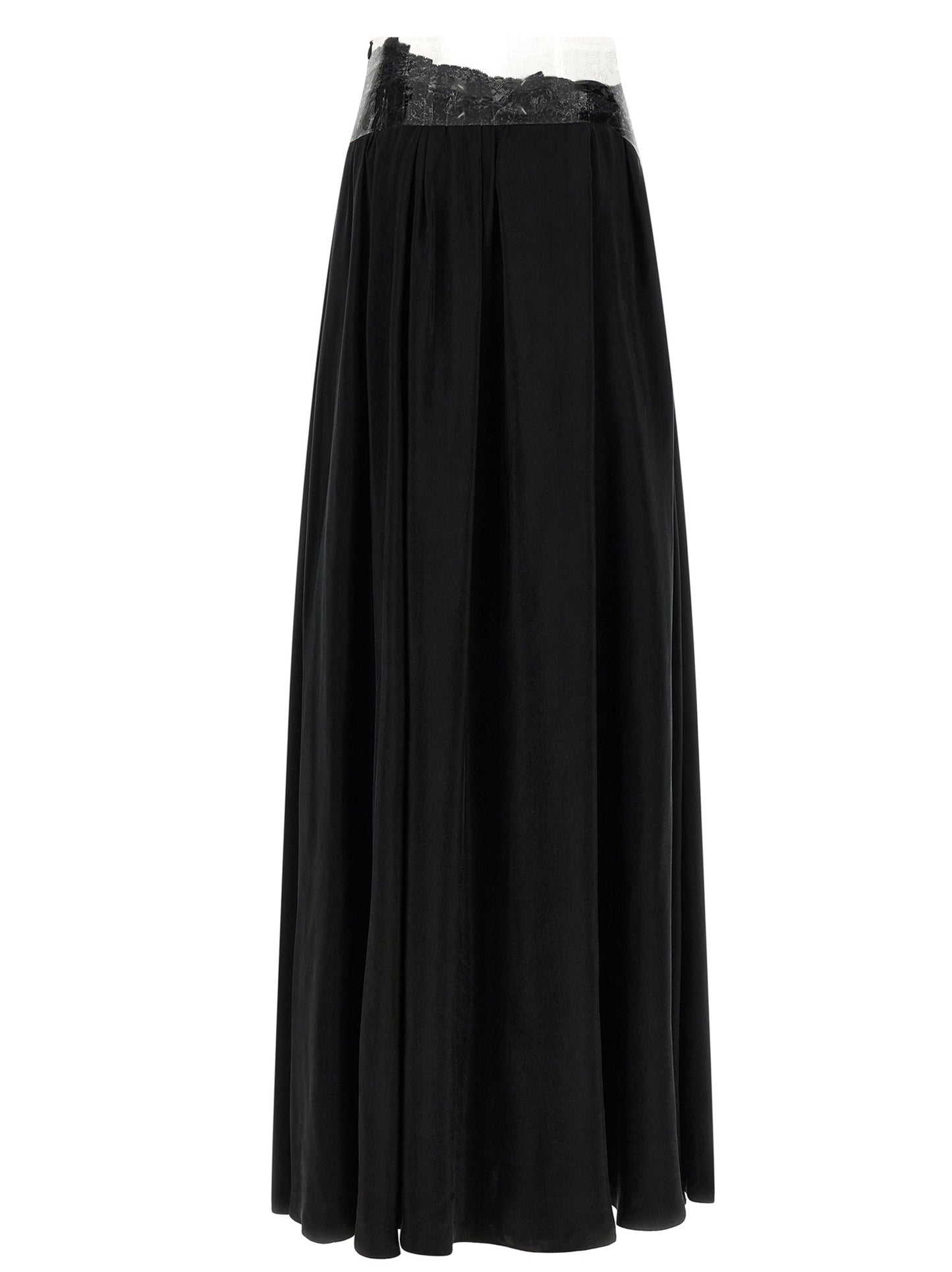 Black Copper Mini Skirt