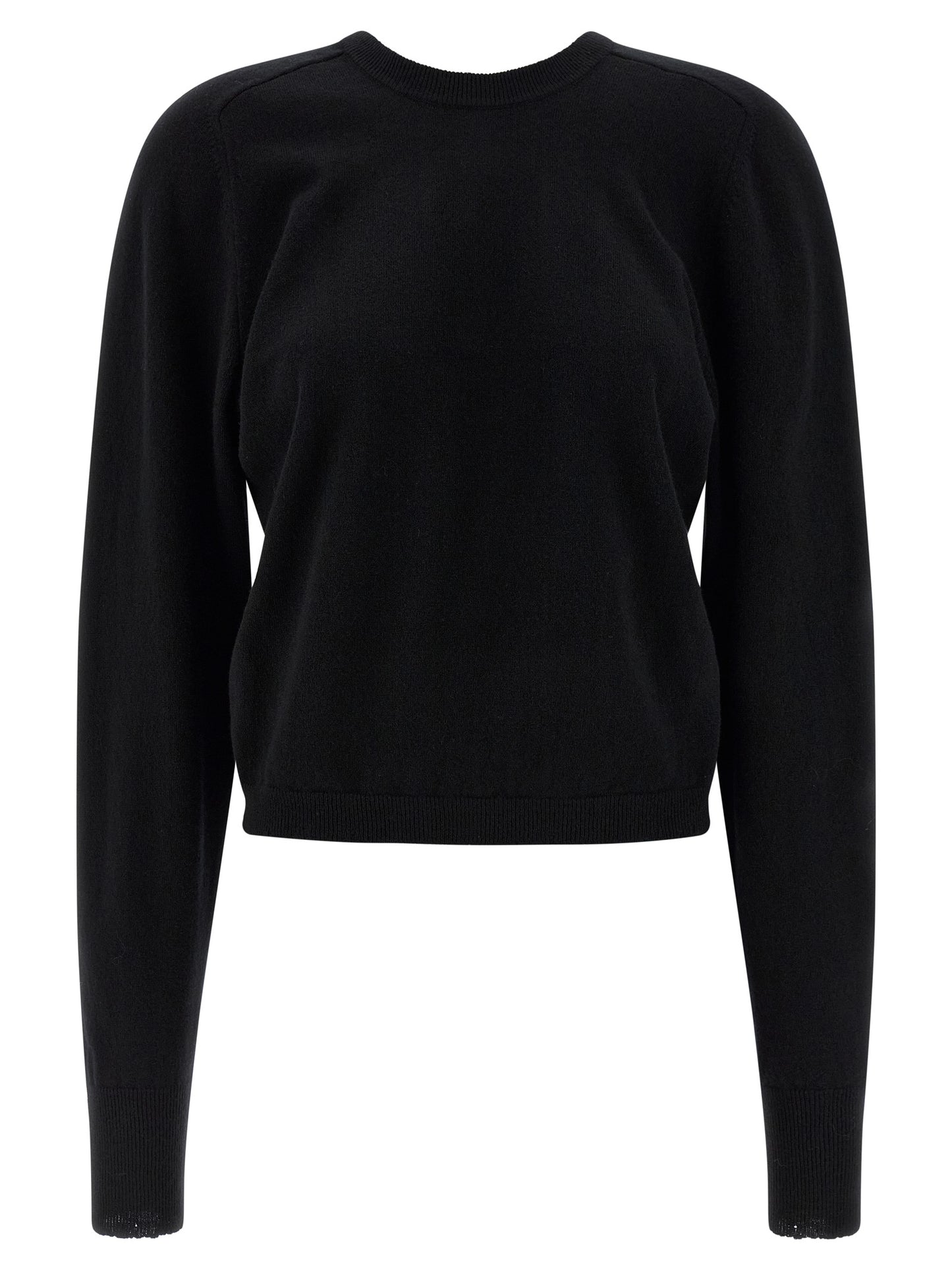Black Virgin Wool Cardigan