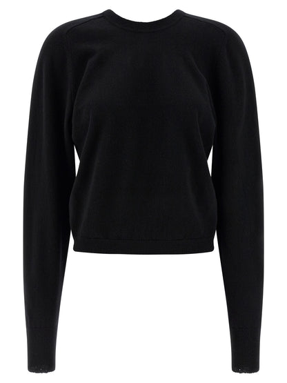 Black Virgin Wool Cardigan