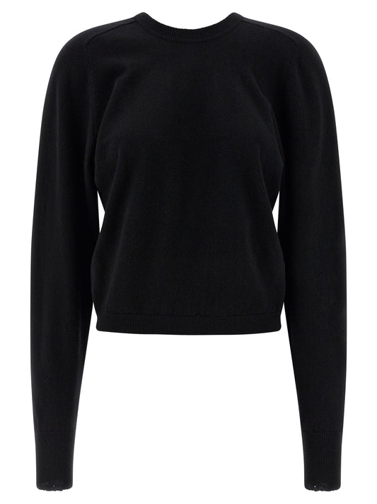 Black Virgin Wool Cardigan