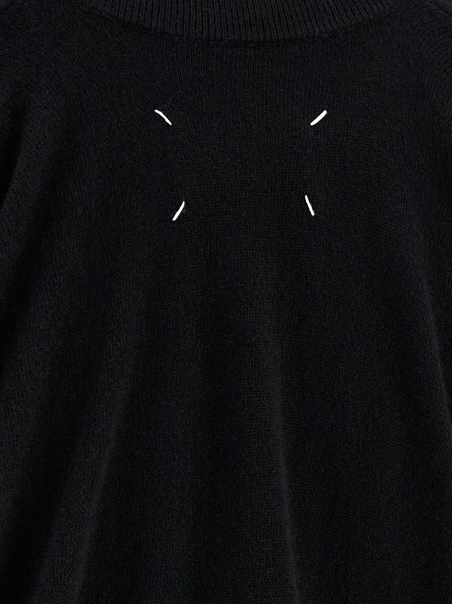 Black Virgin Wool Cardigan