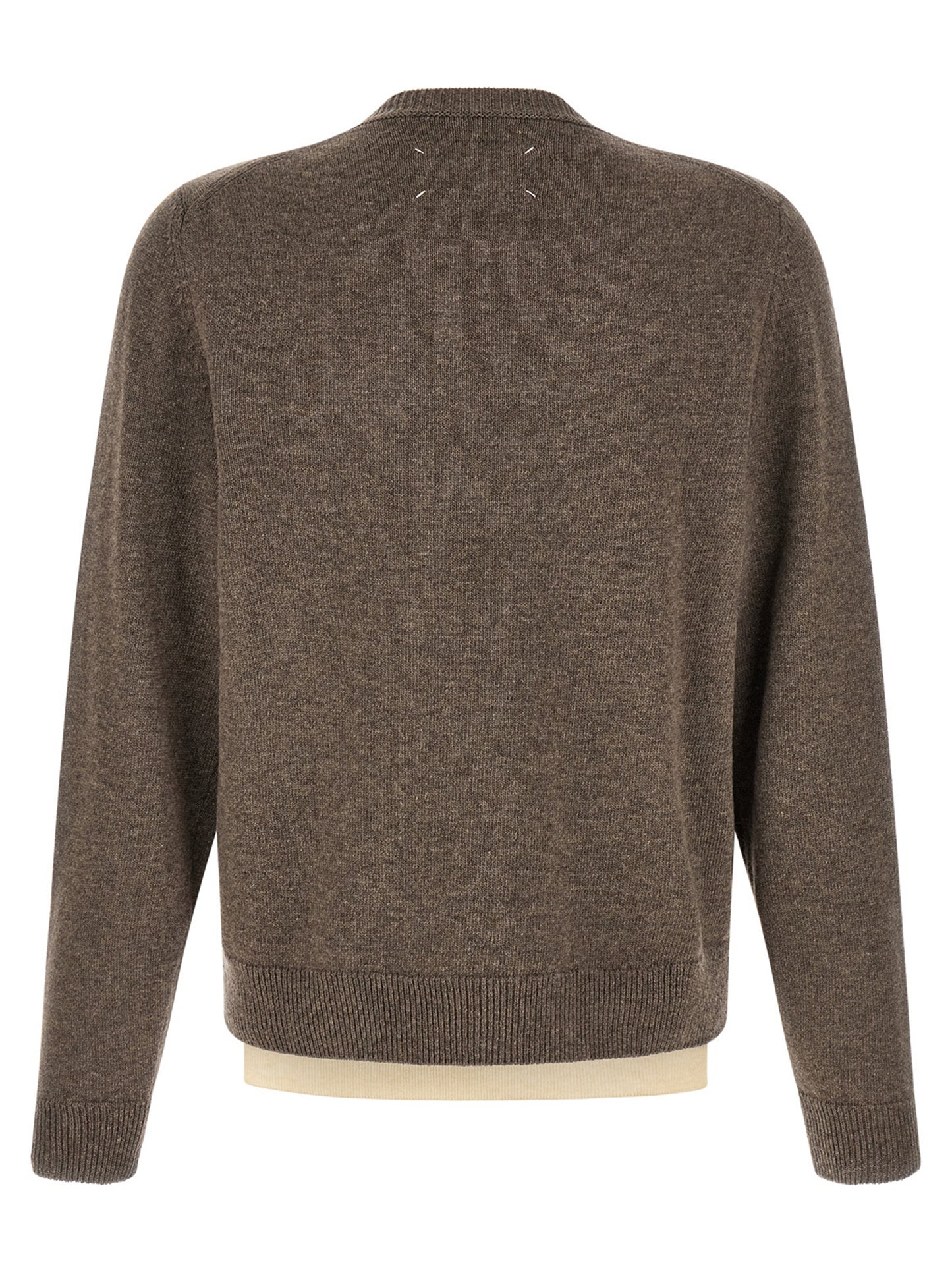 Brown Virgin Wool Cardigan
