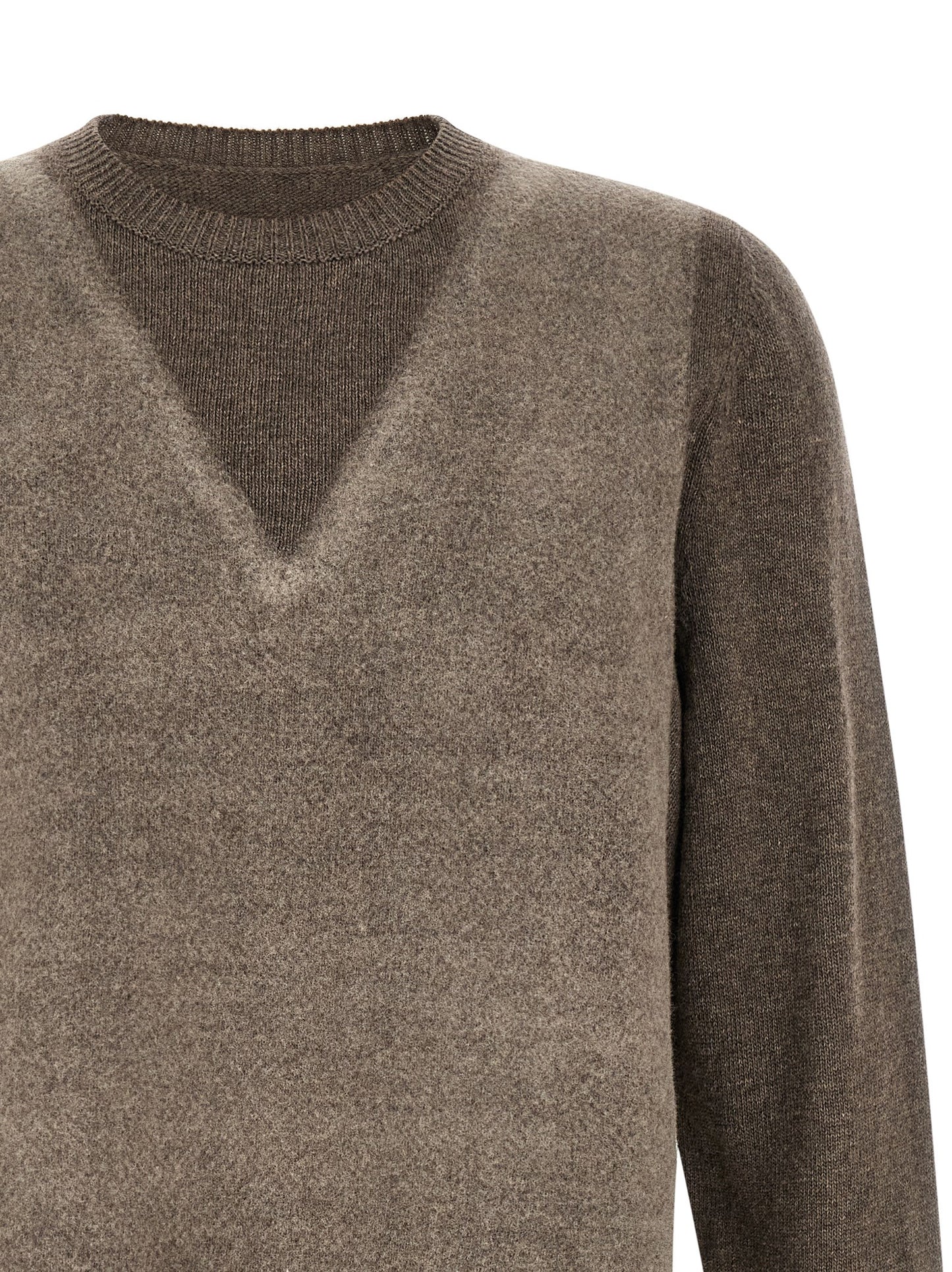 Brown Virgin Wool Cardigan