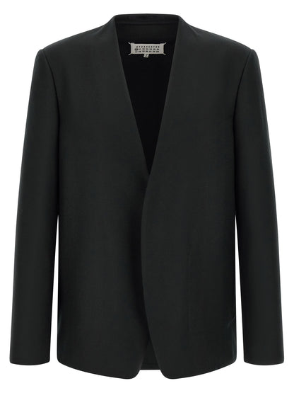 Black Virgin Wool Blazer