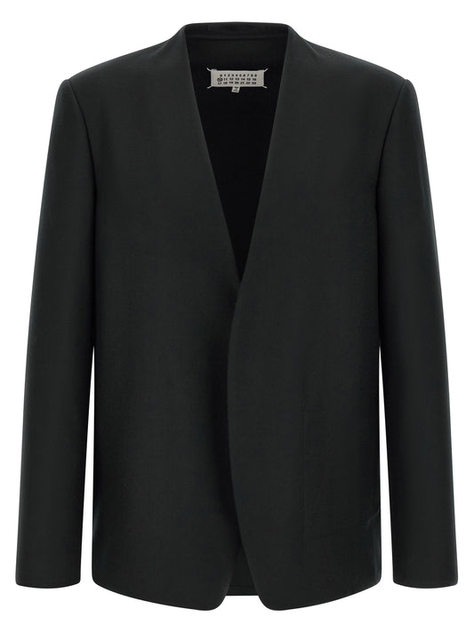 Black Virgin Wool Blazer