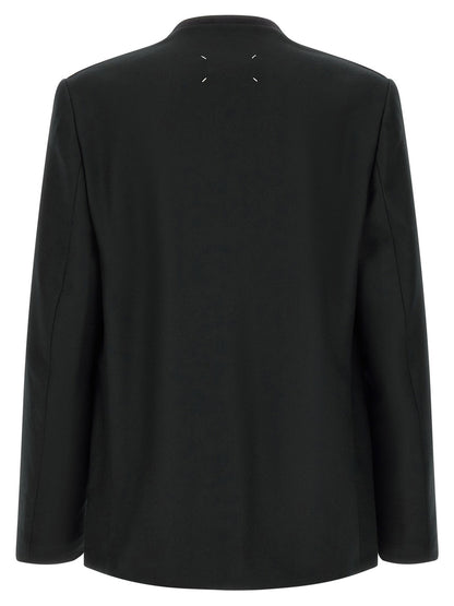 Black Virgin Wool Blazer
