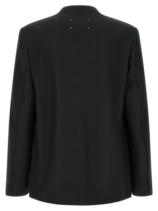 Black Virgin Wool Blazer