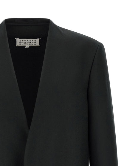 Black Virgin Wool Blazer