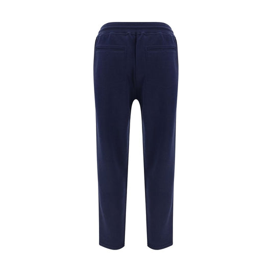 Blue Cotton Joggers (Workout Pants)