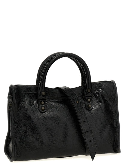 Black Lamb Leather Handbag