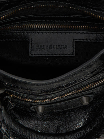 Black Lamb Leather Handbag