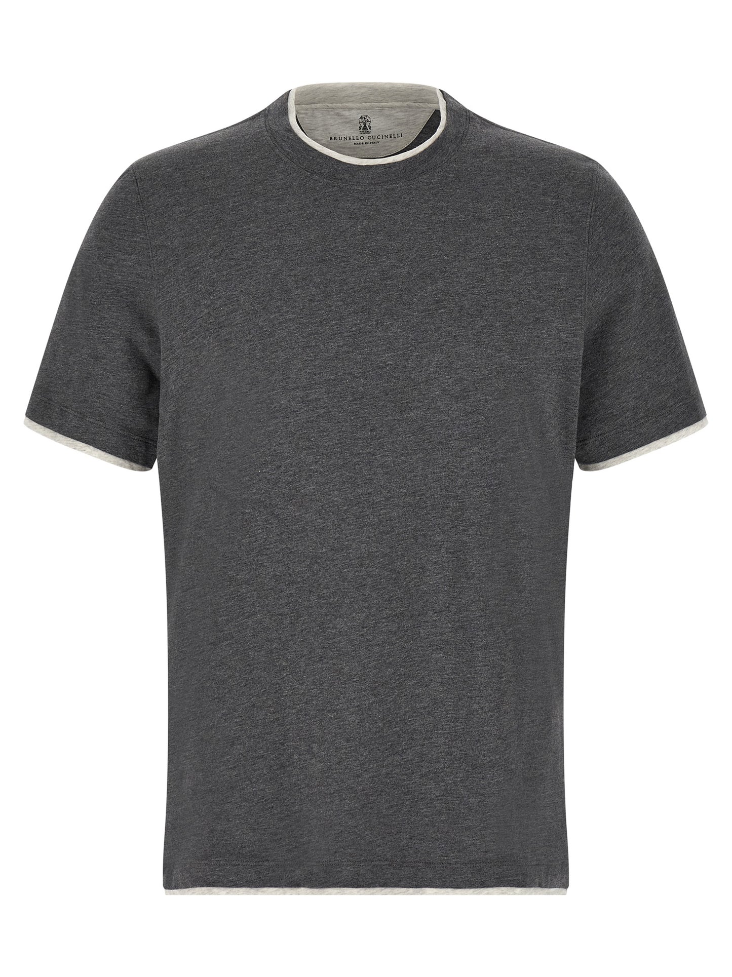 Gray Cotton T-Shirt