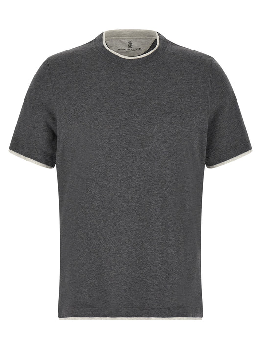 Gray Cotton T-Shirt