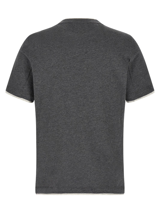 Gray Cotton T-Shirt