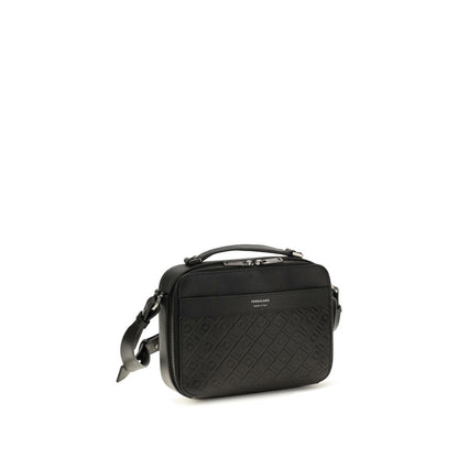 Black Calf Leather Bos Taurus Shoulder Bag