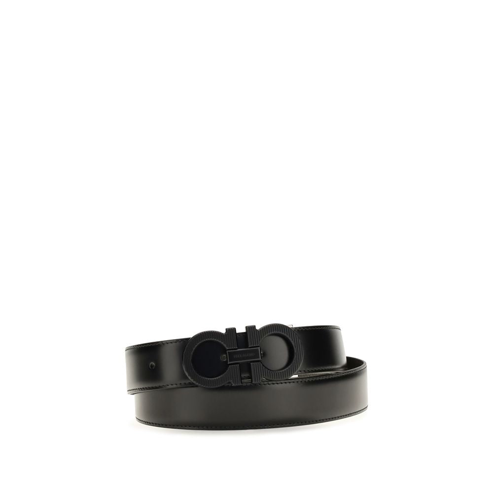 Black Calf Leather Bos Taurus Regular Belt