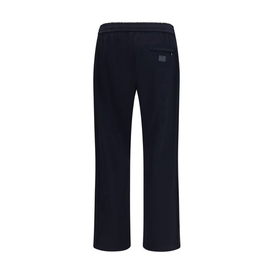 Blue Polyamide Athletic Pants