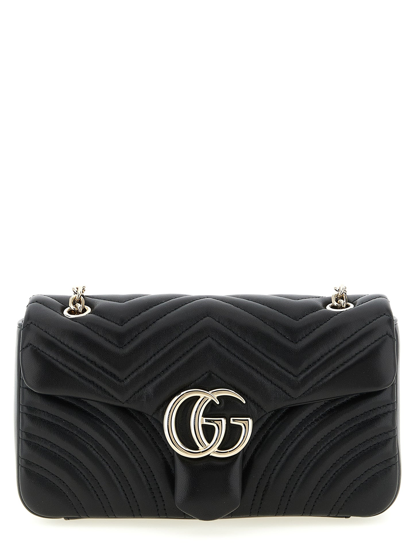 Black Lamb Leather Shoulder Bag