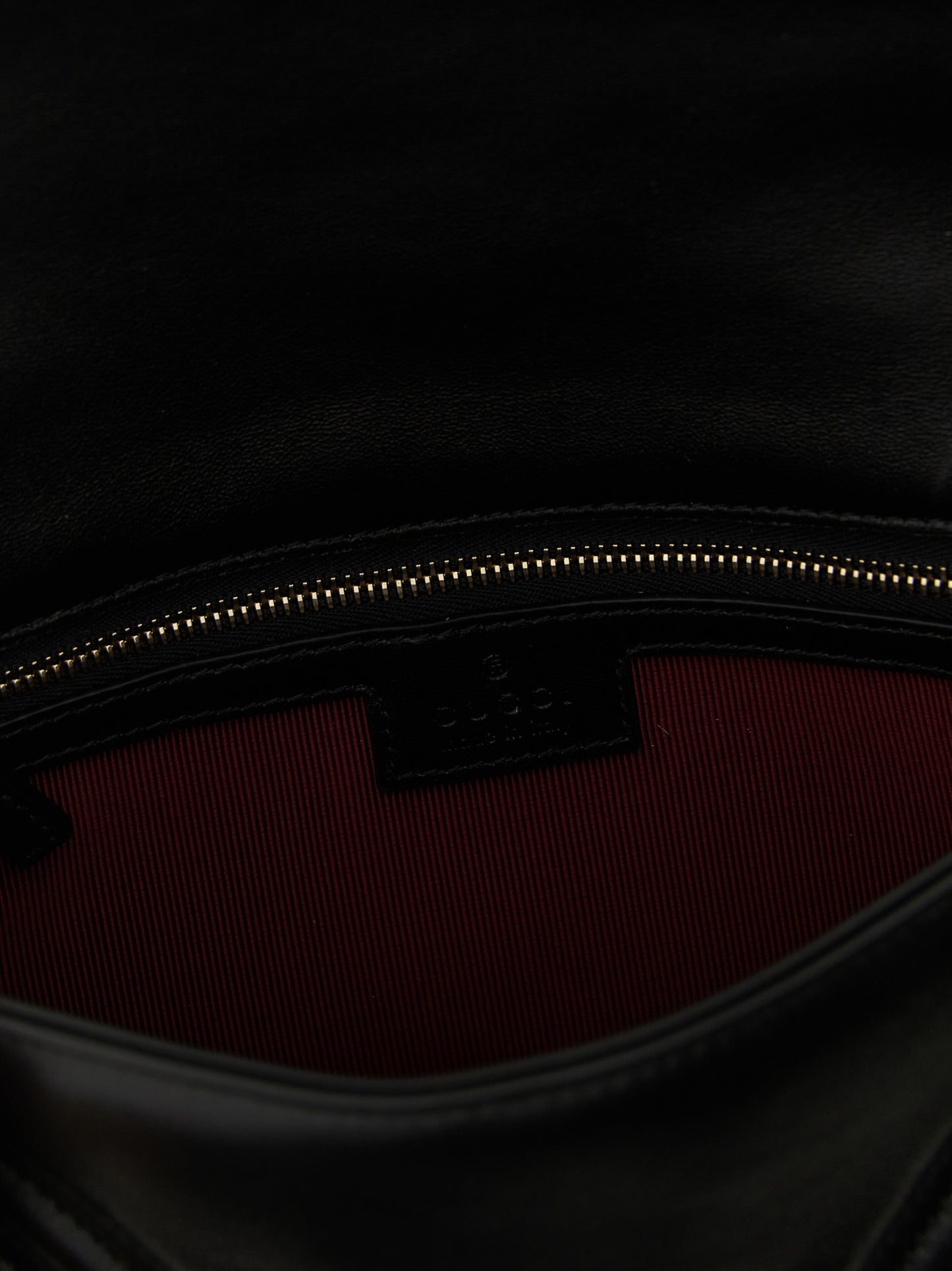 Black Lamb Leather Shoulder Bag