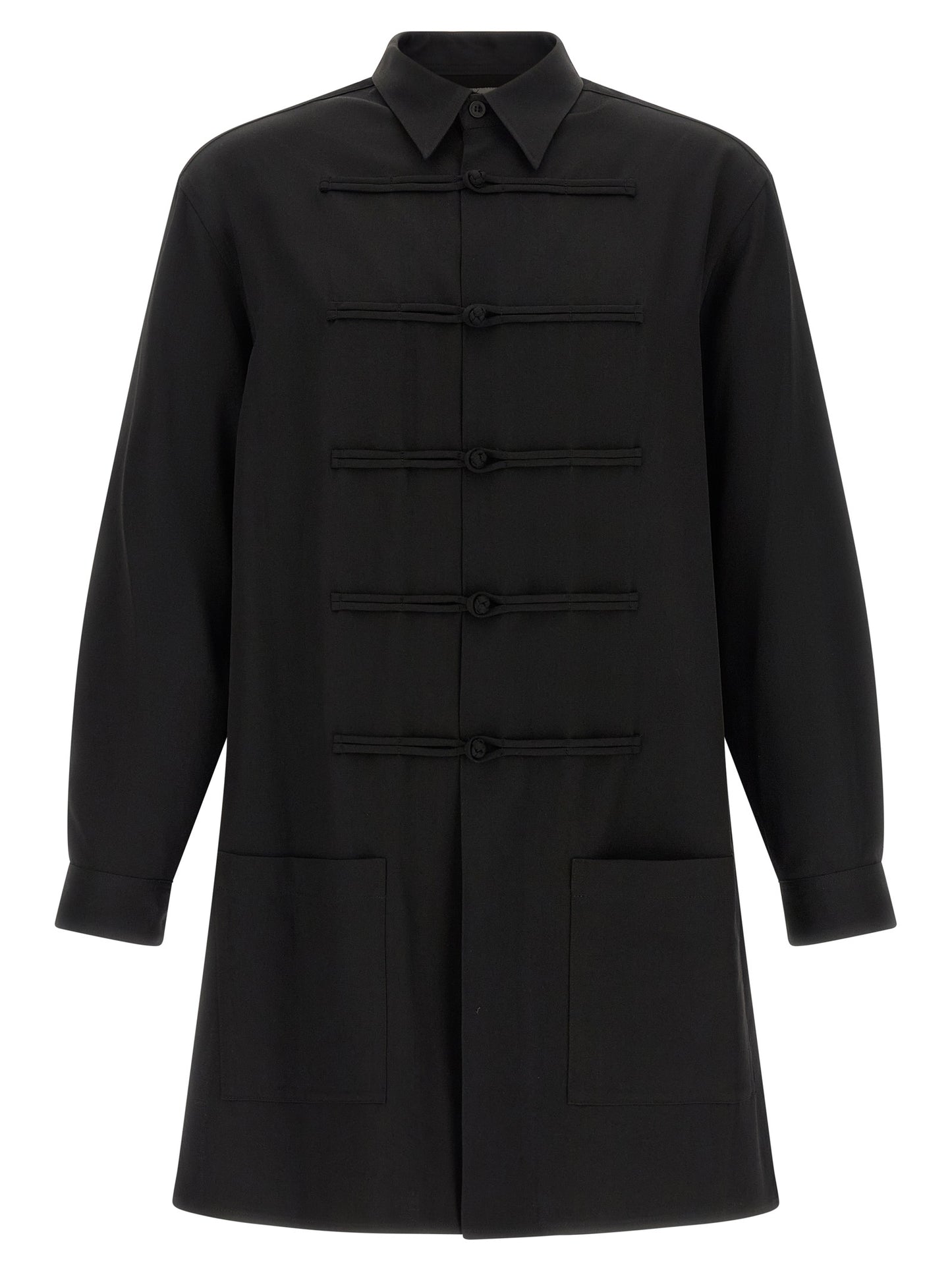 Black Wool Blouse