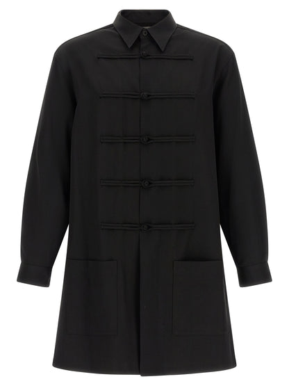 Black Wool Blouse