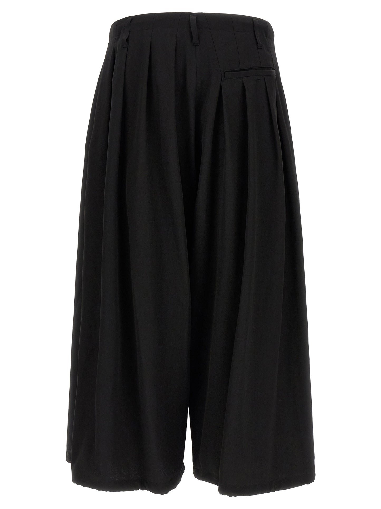 Black Wool Casual Pants