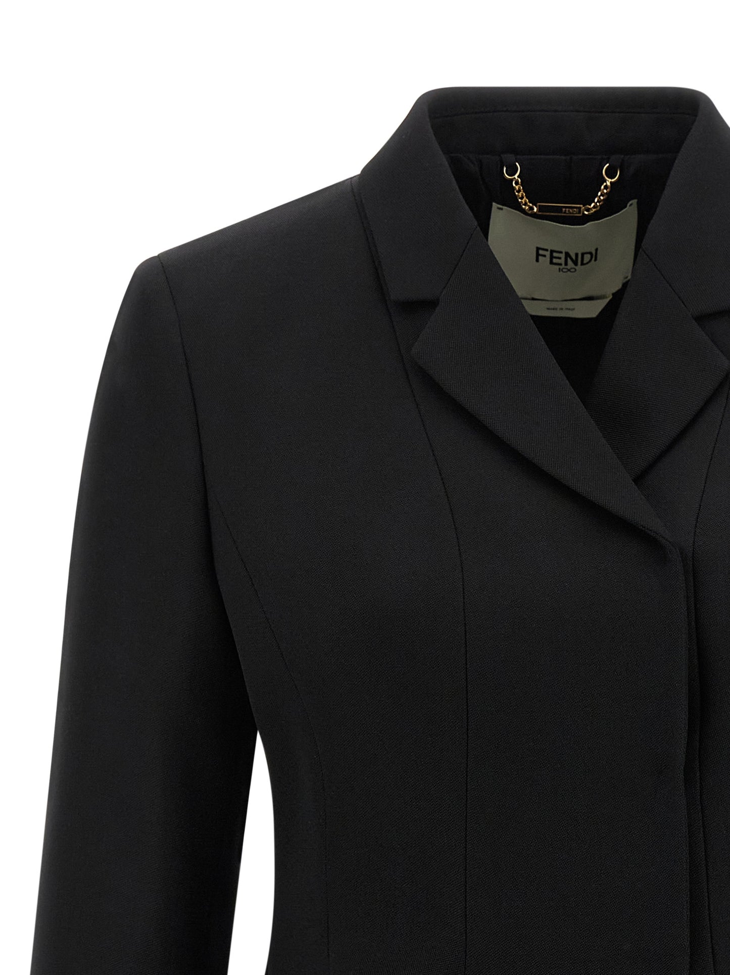Black Virgin Wool Blazer