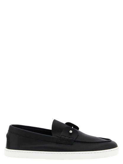 Black Calfskin Slip-On Loafers