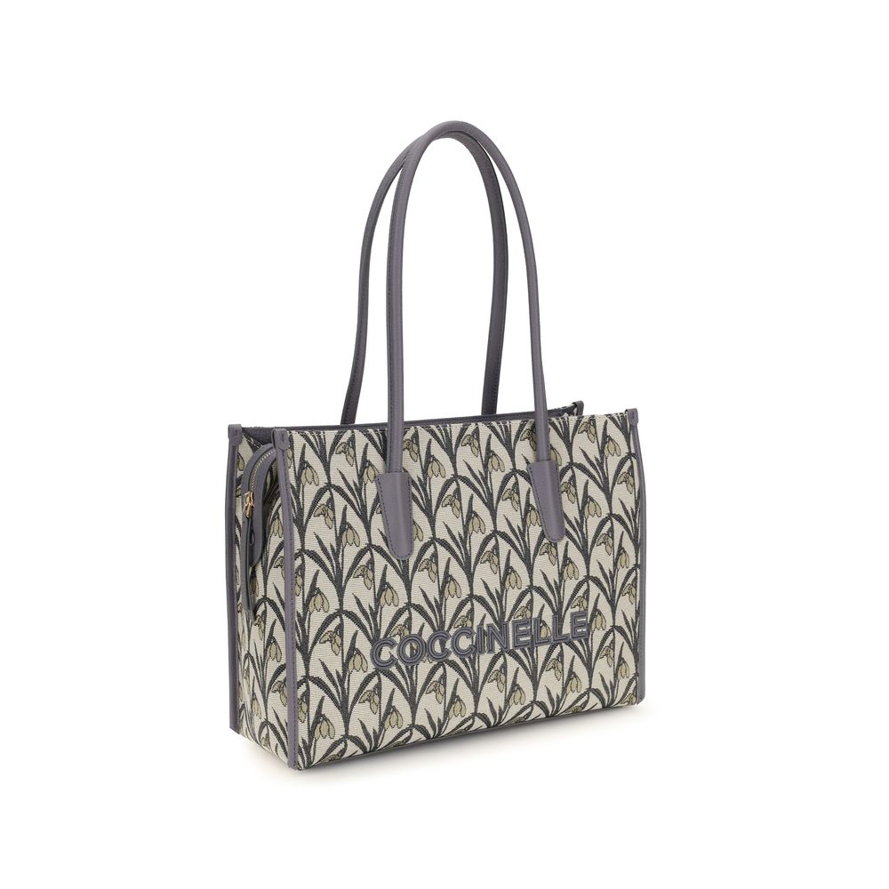 Gray Fabric Shoulder Bag